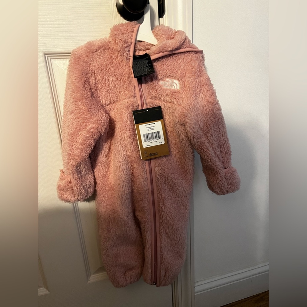 New with tags the north face pink baby bear